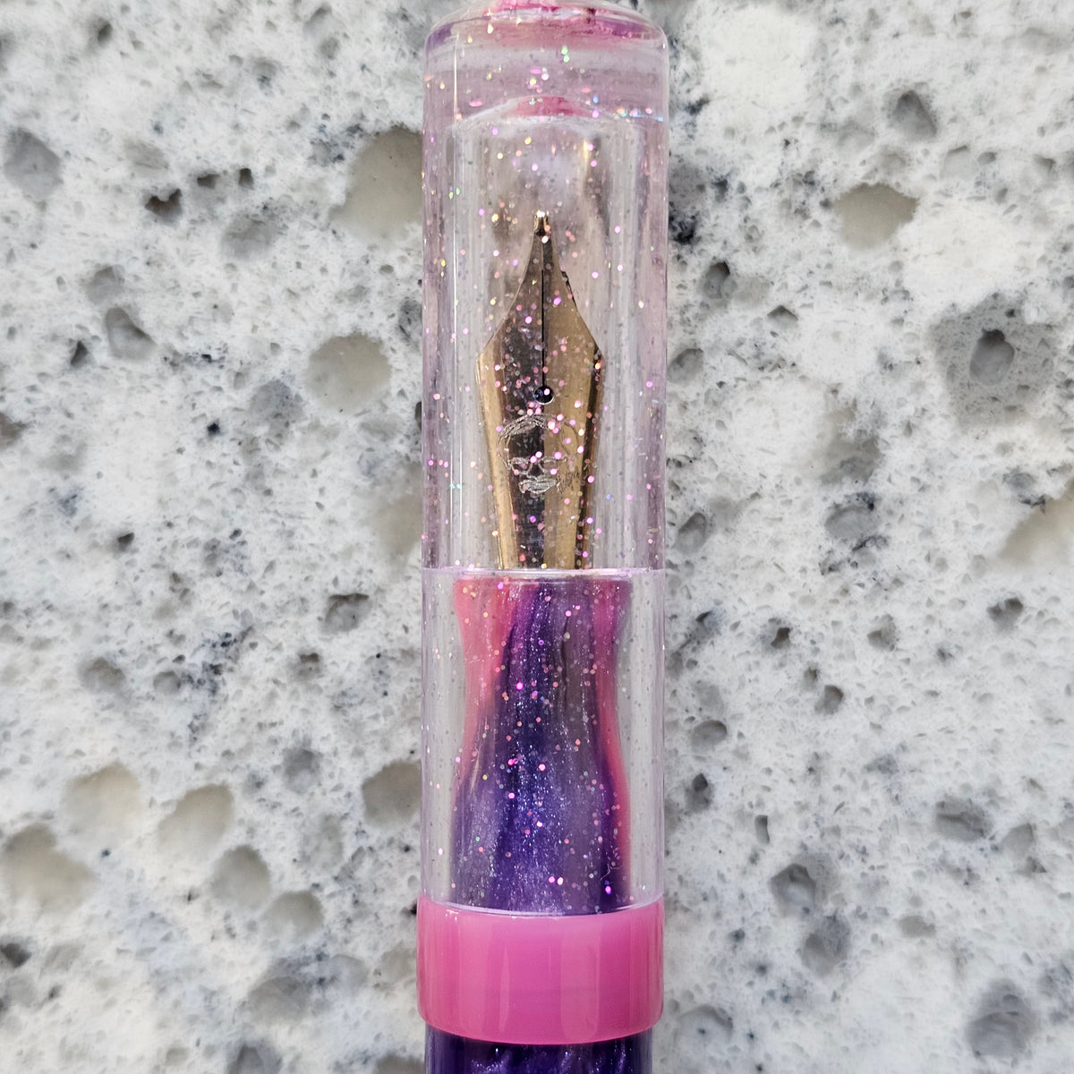 Purple/PANK/Blue 2 Floral Finial Fountain