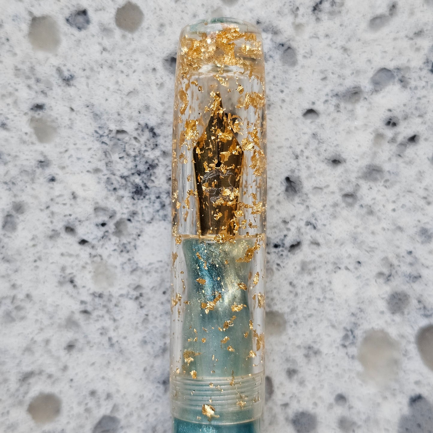Amazonite Mermaid Floral Finial Fountain