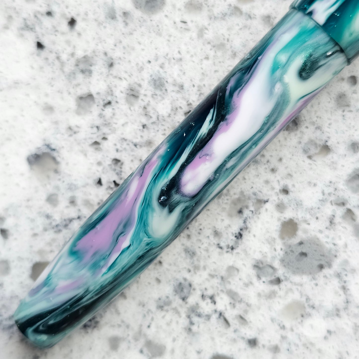 A Curse For True Love Floral Finial Fountain Pen