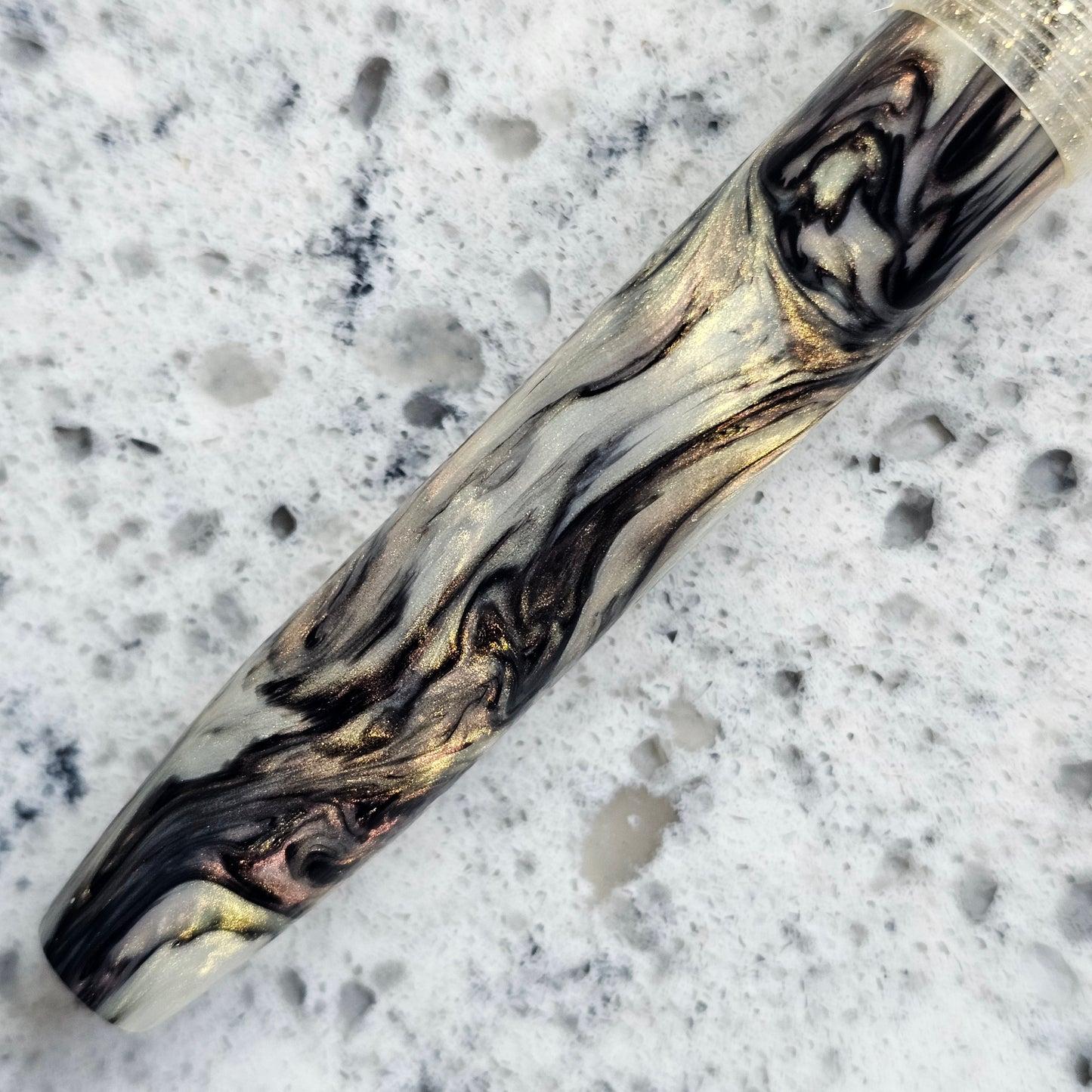 Brooks Golden Abalone Floral Finial Fountain