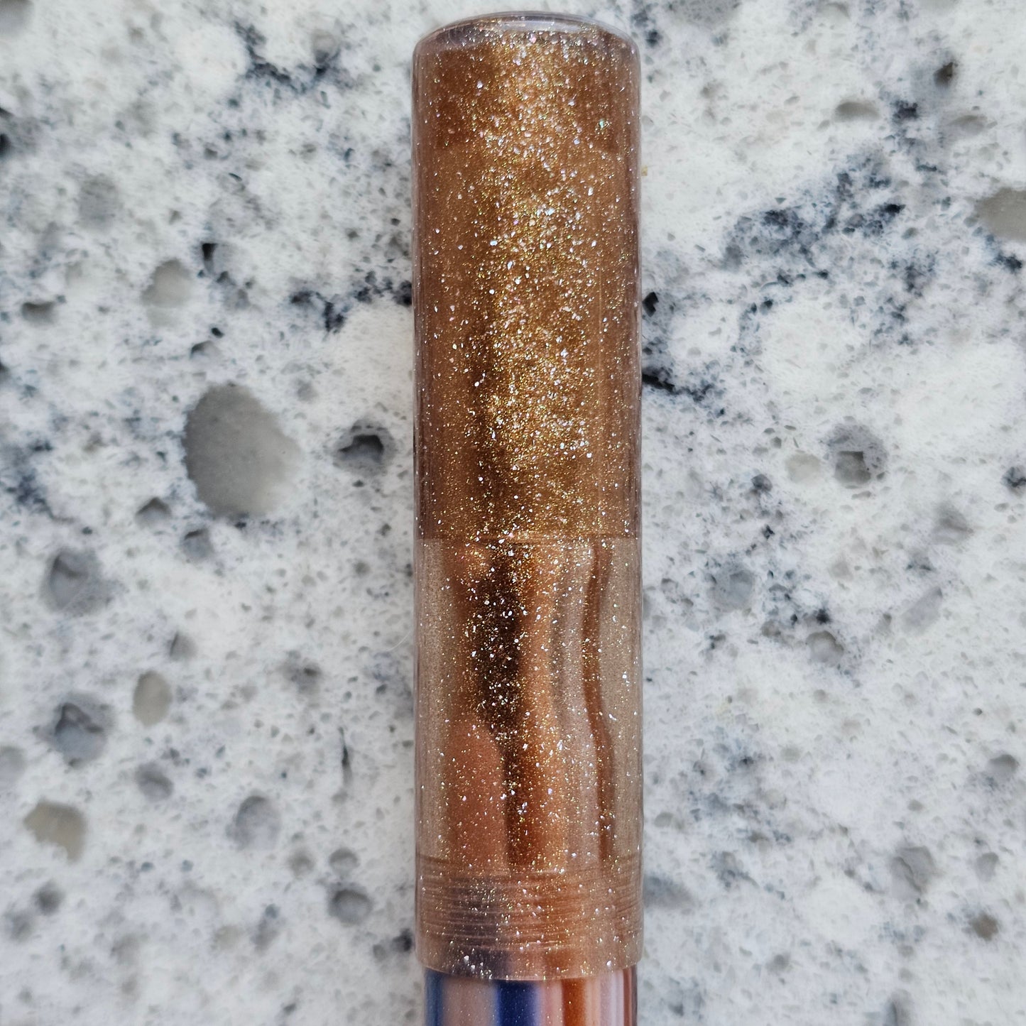 Subtle Chameleon Floral Finial Fountain Pen