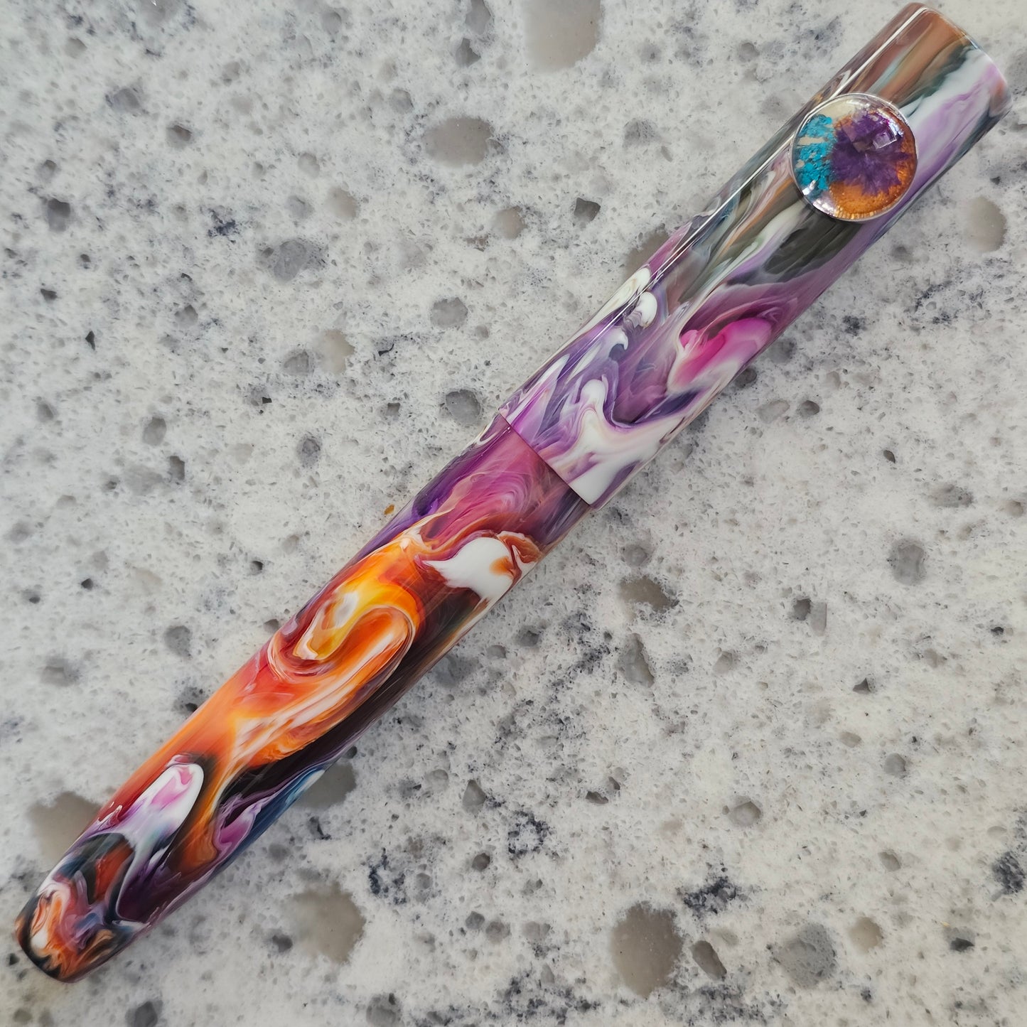 PM1 Floral Roll Stop Fountain Pen