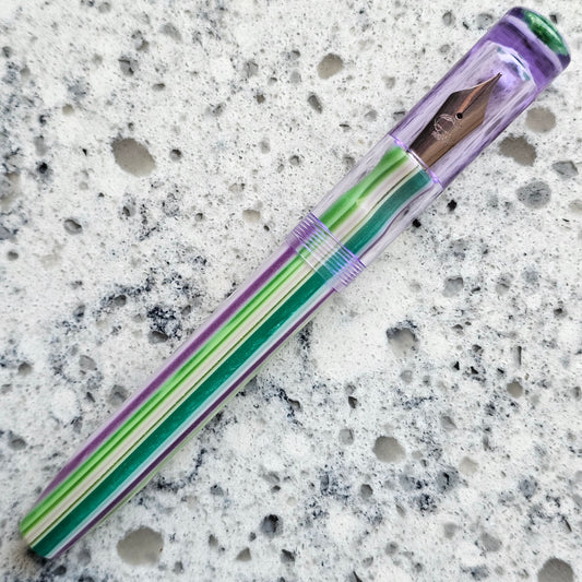 Breakfast at Tiffany's Floral Finial Fountain Pen