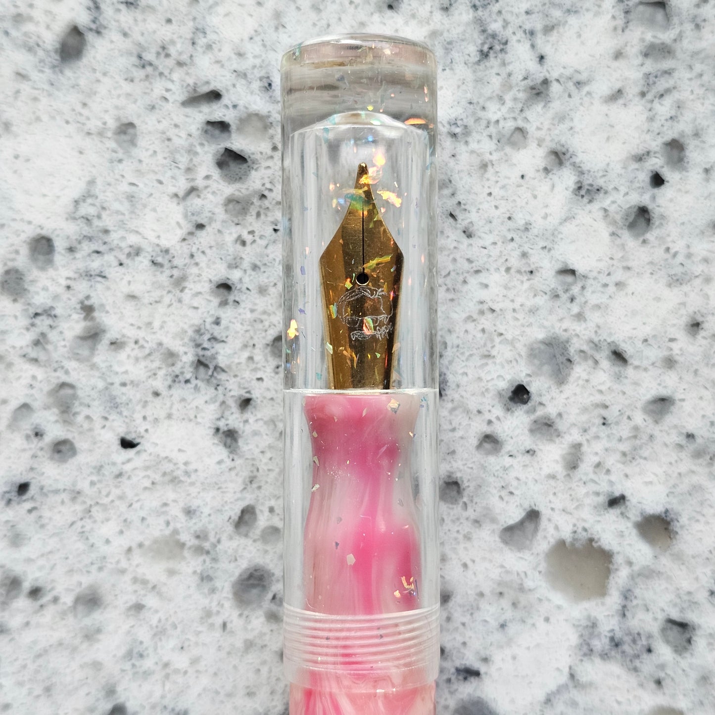 Peachy Pink Pace 1 Floral Finial Fountain
