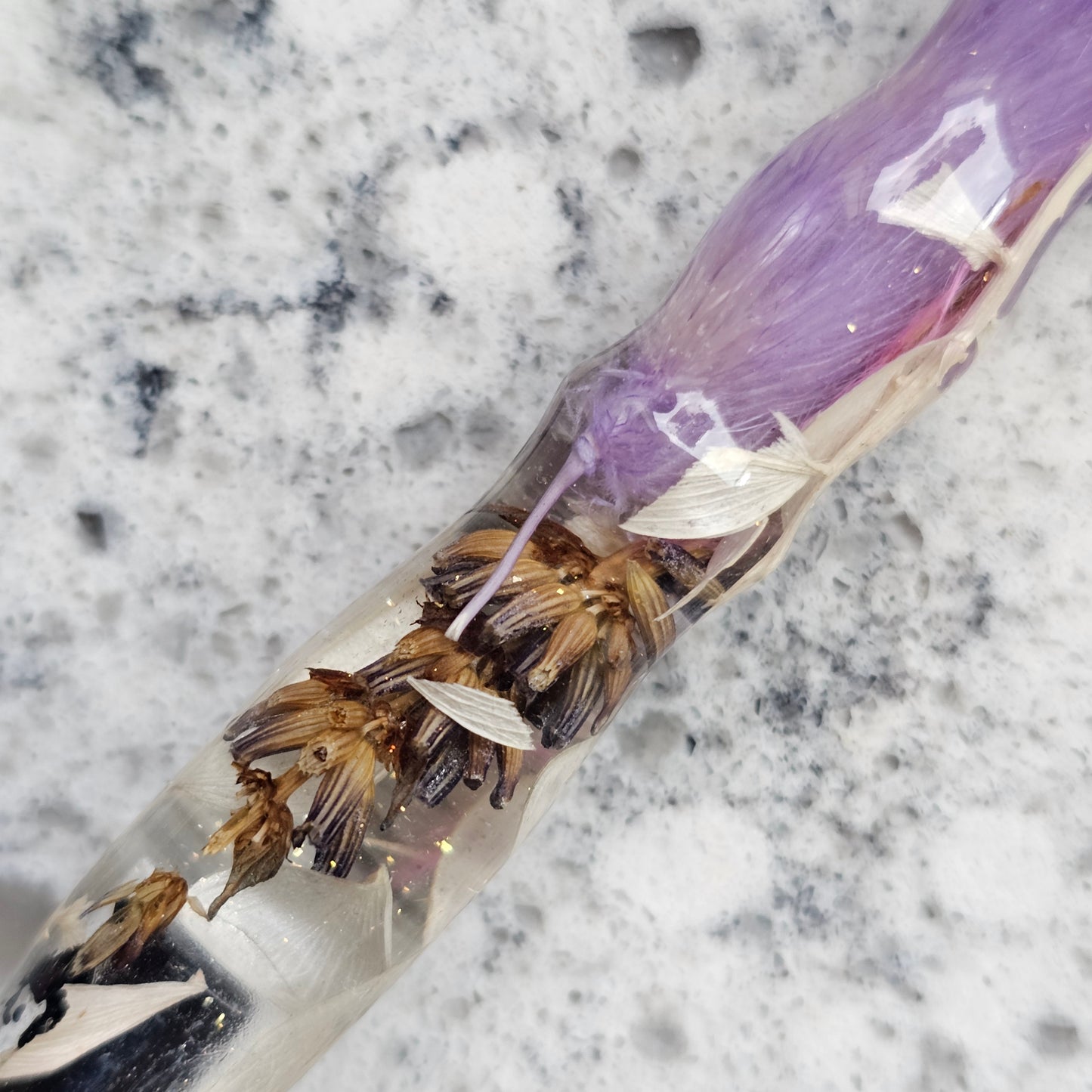 Lilac/White/Lavender Floral Nib Holder