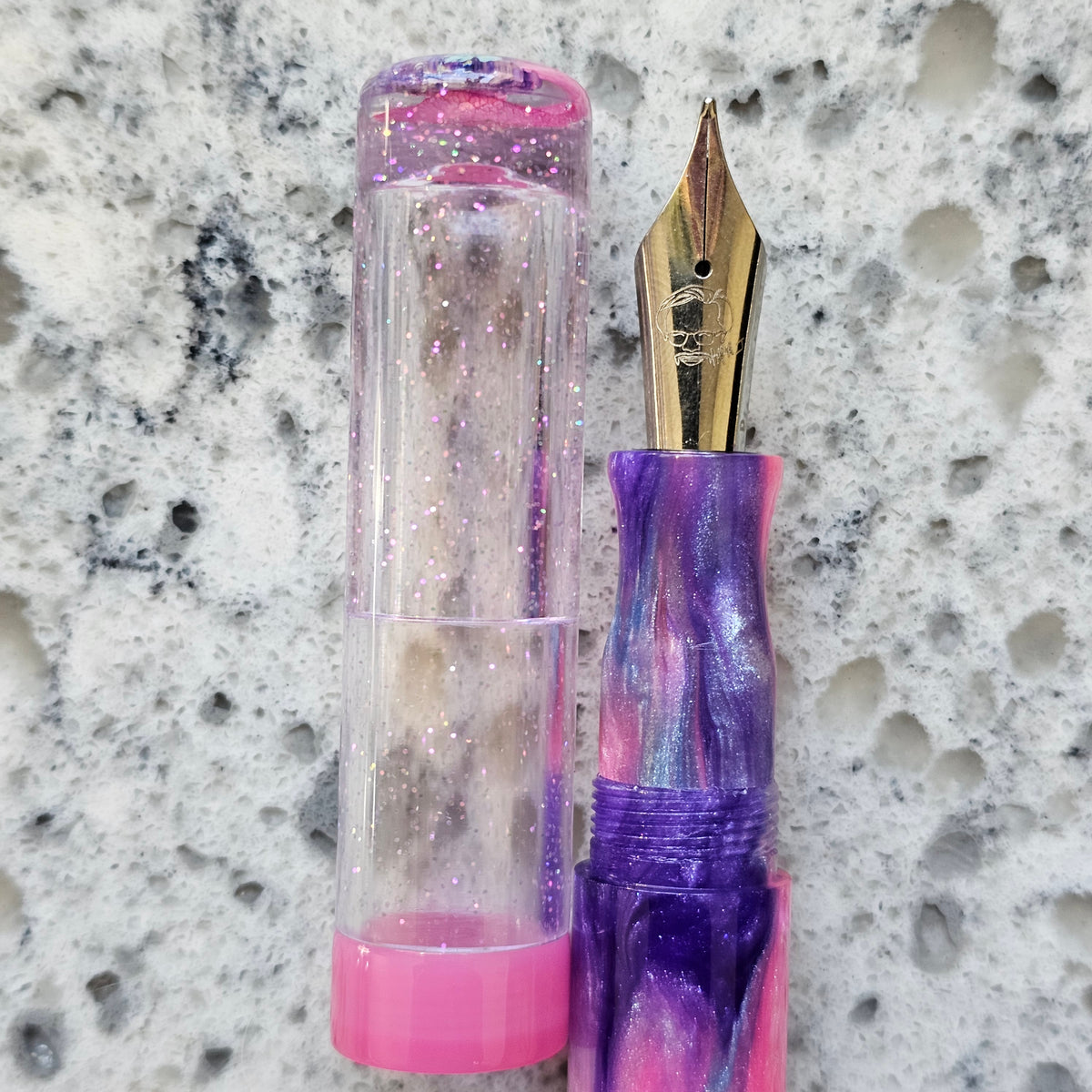 Purple/PANK/Blue 1 Floral Finial Fountain