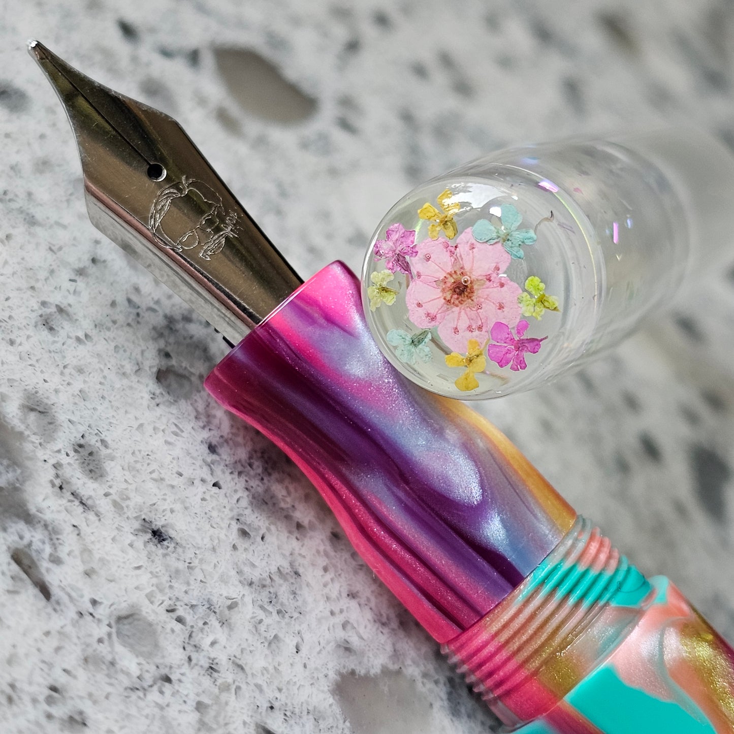 Pasquale "Sk8ies" Floral Finial Fountain