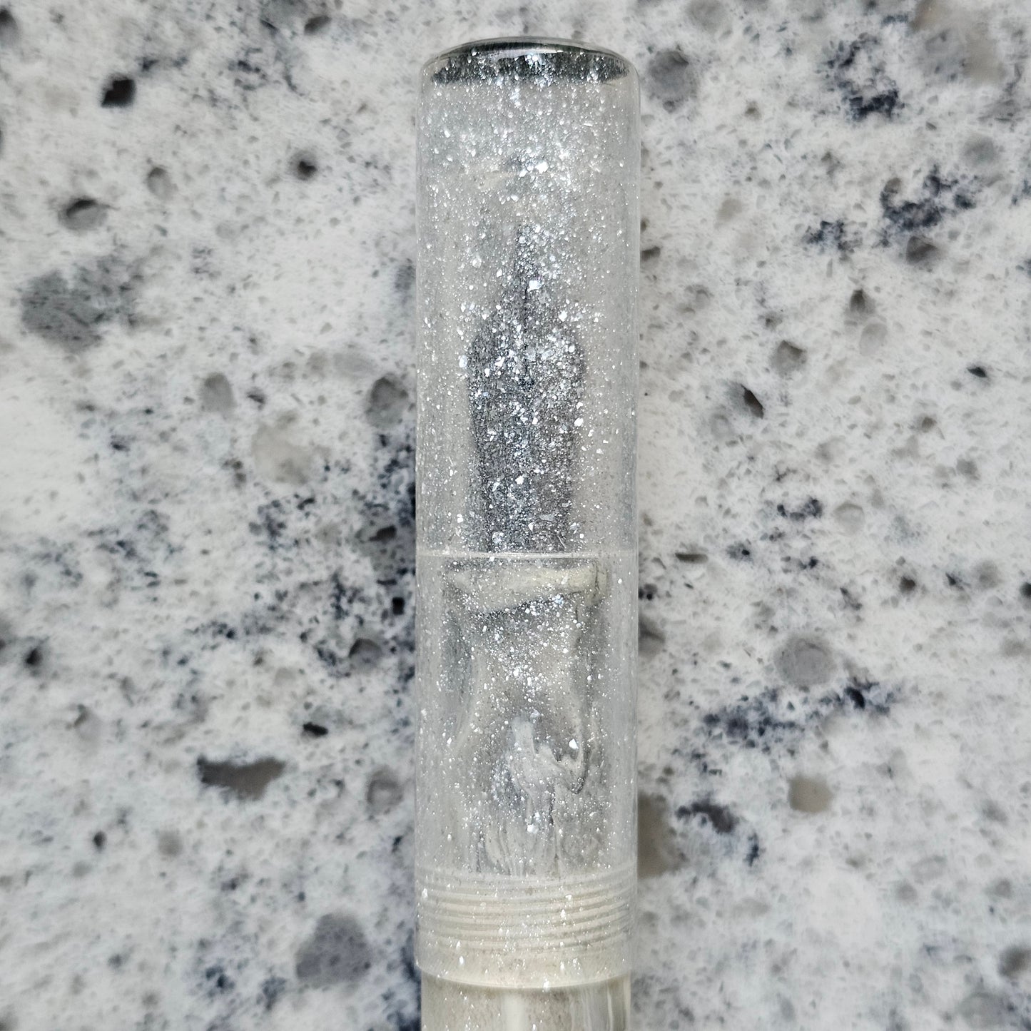 Fubuki Koi Floral Finial Fountain Pen