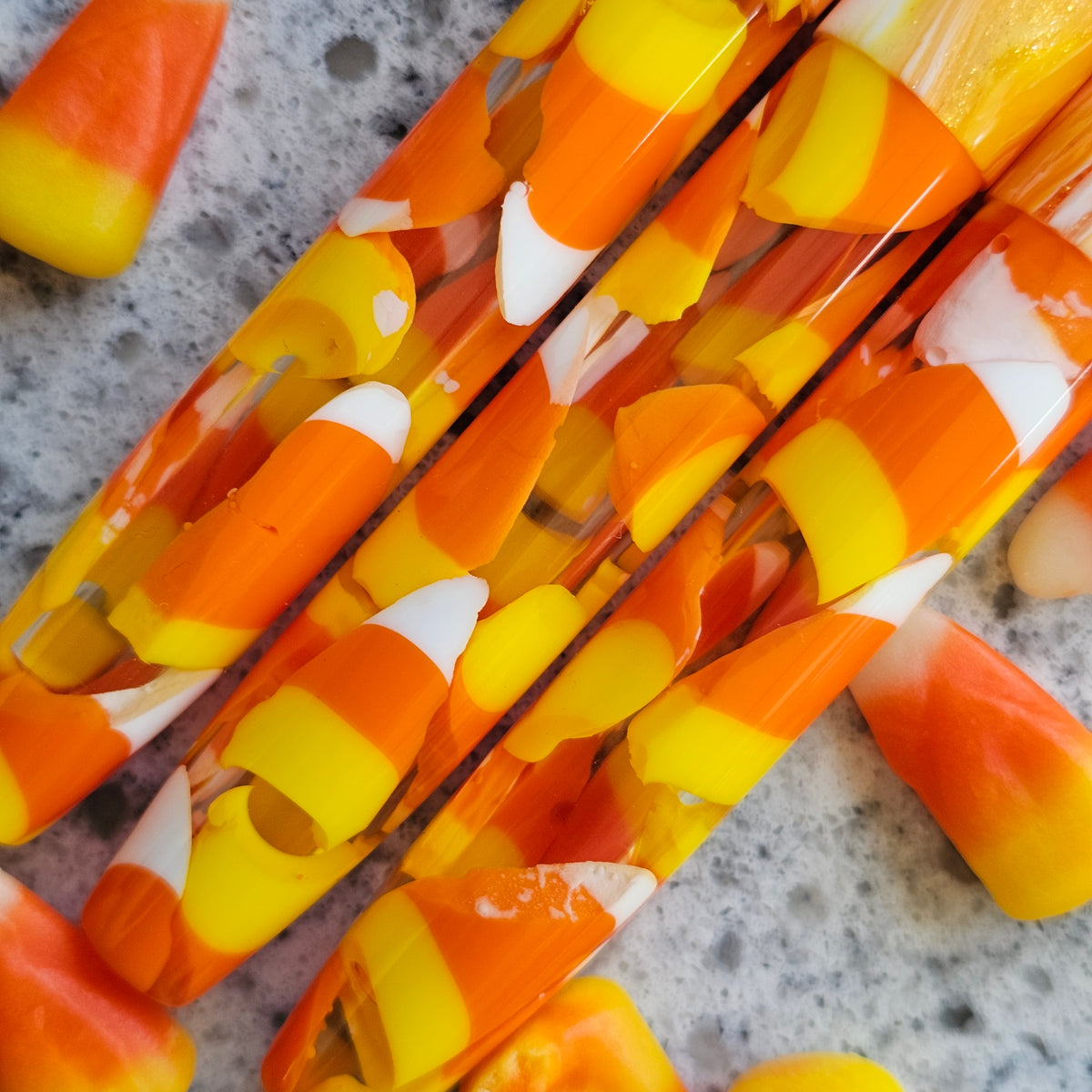 Gilded Candy Corn Fountain Pen