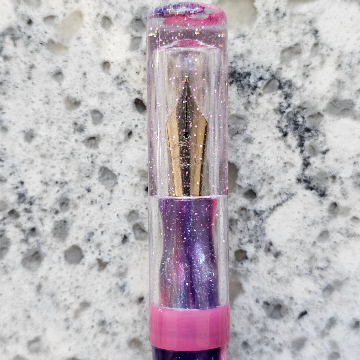 Purple/PANK/Blue 1 Floral Finial Fountain