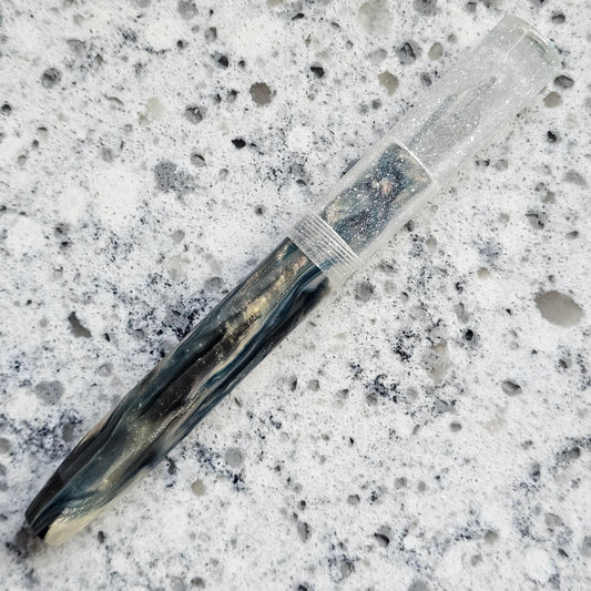 Brooks Rando Floral Finial Fountain Pen