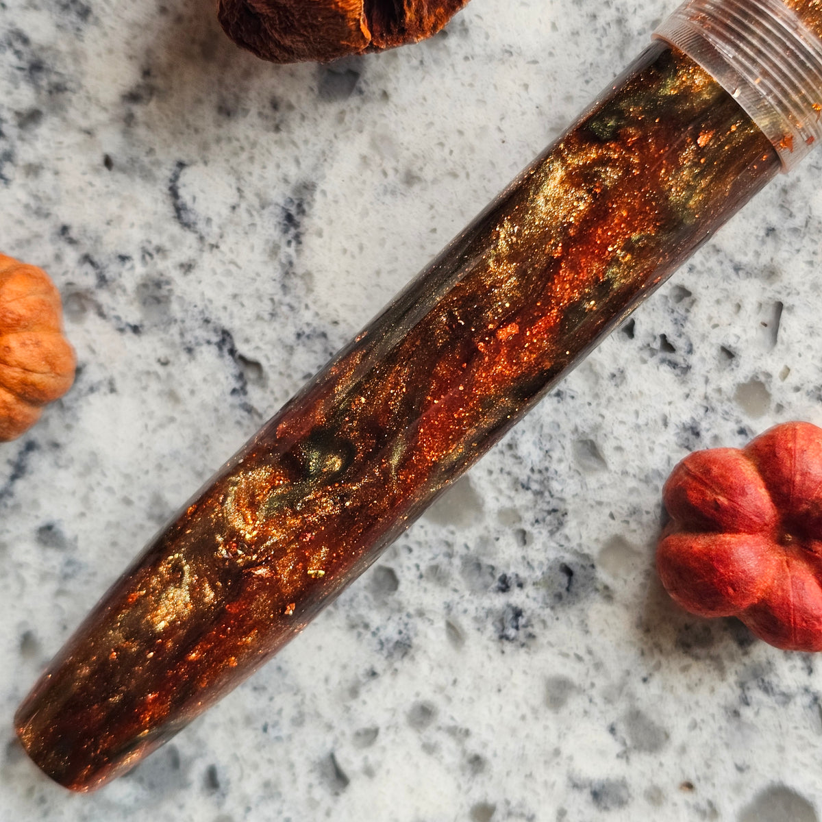 Autumn  Fern Floral Finial Fountain