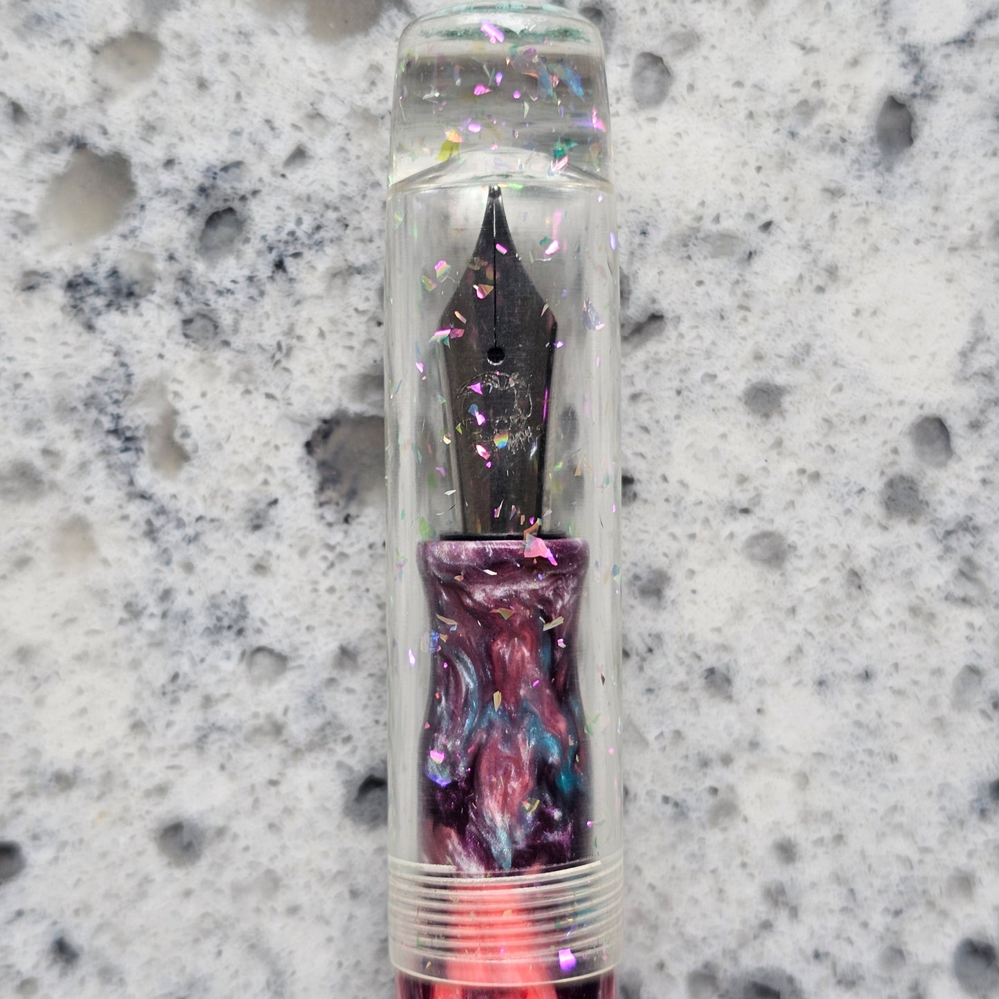 Brooks Saltwater Wine Floral Finial