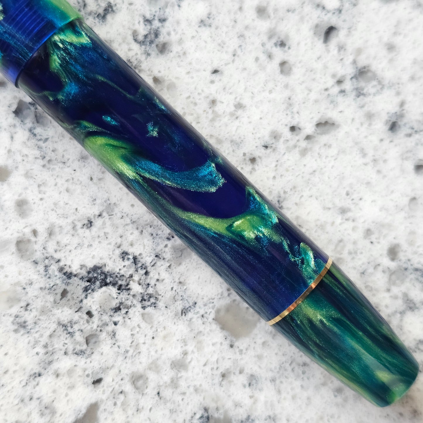 Cenote Floral Roll Stop Fountain Pen