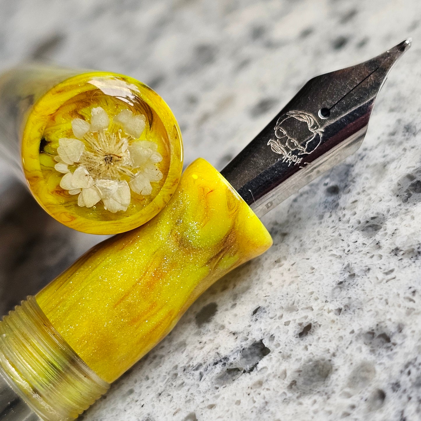 Brooks Rando/Yellow Jelly Floral Finial Fountain