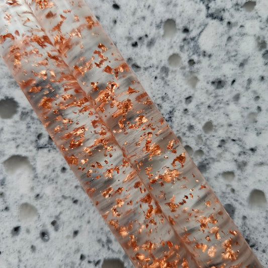 Rose Gold Flake Blank