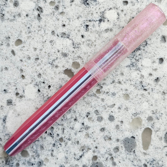 Rainbow Bridge Floral Finial Fountain Pen