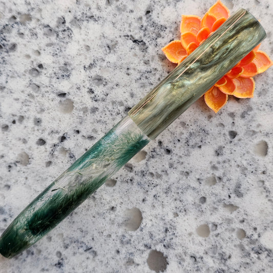 Jade Mermaid Floral Fountain