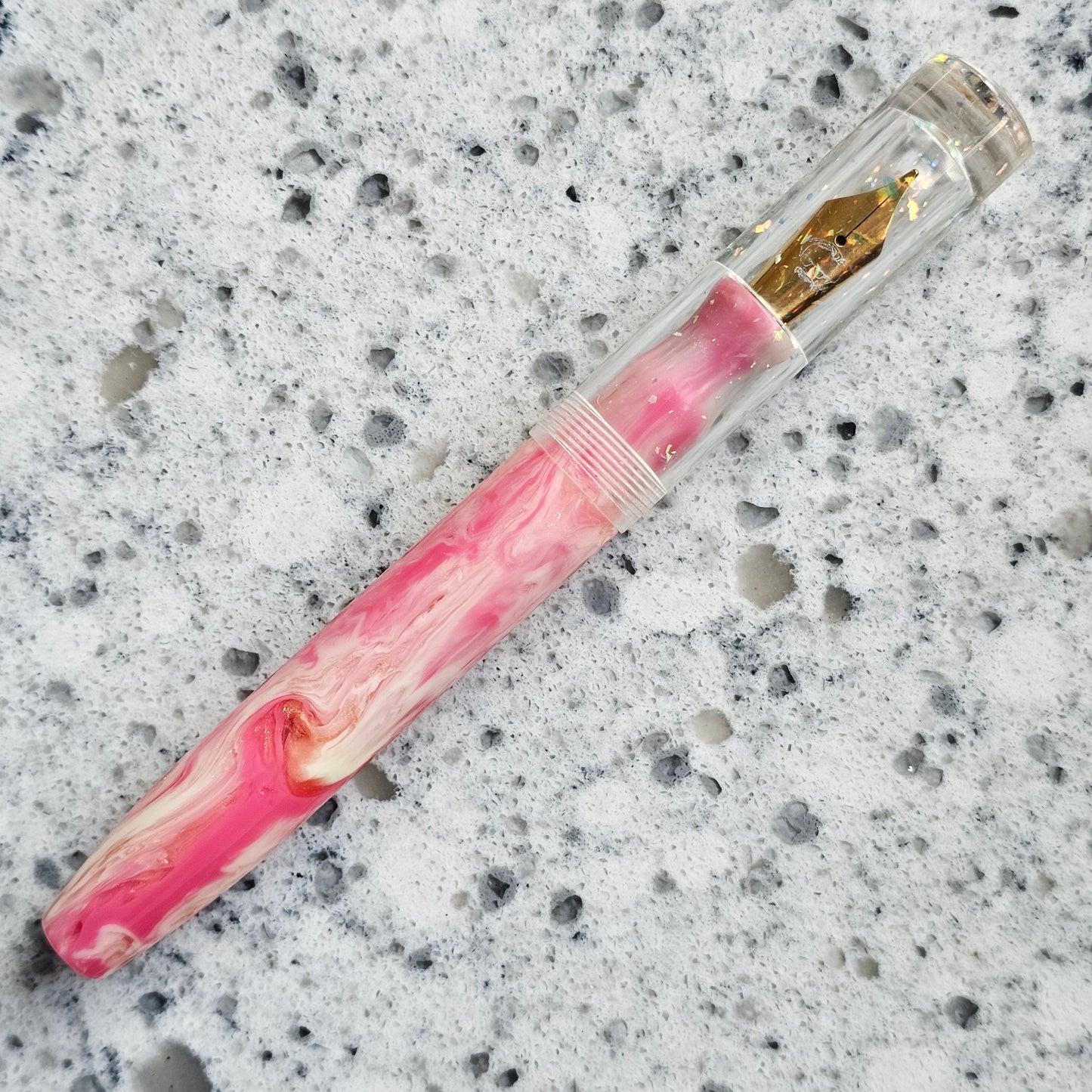 Peachy Pink Pace 1 Floral Finial Fountain
