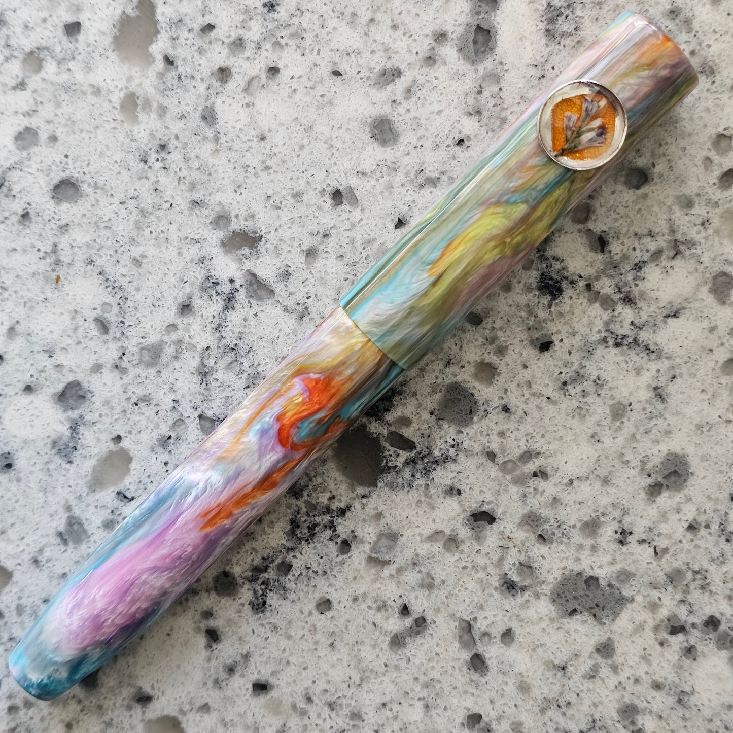 PM4.5 Floral Roll Stop Fountain Pen