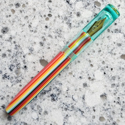 Navajo Blanket Floral Finial Fountain Pen