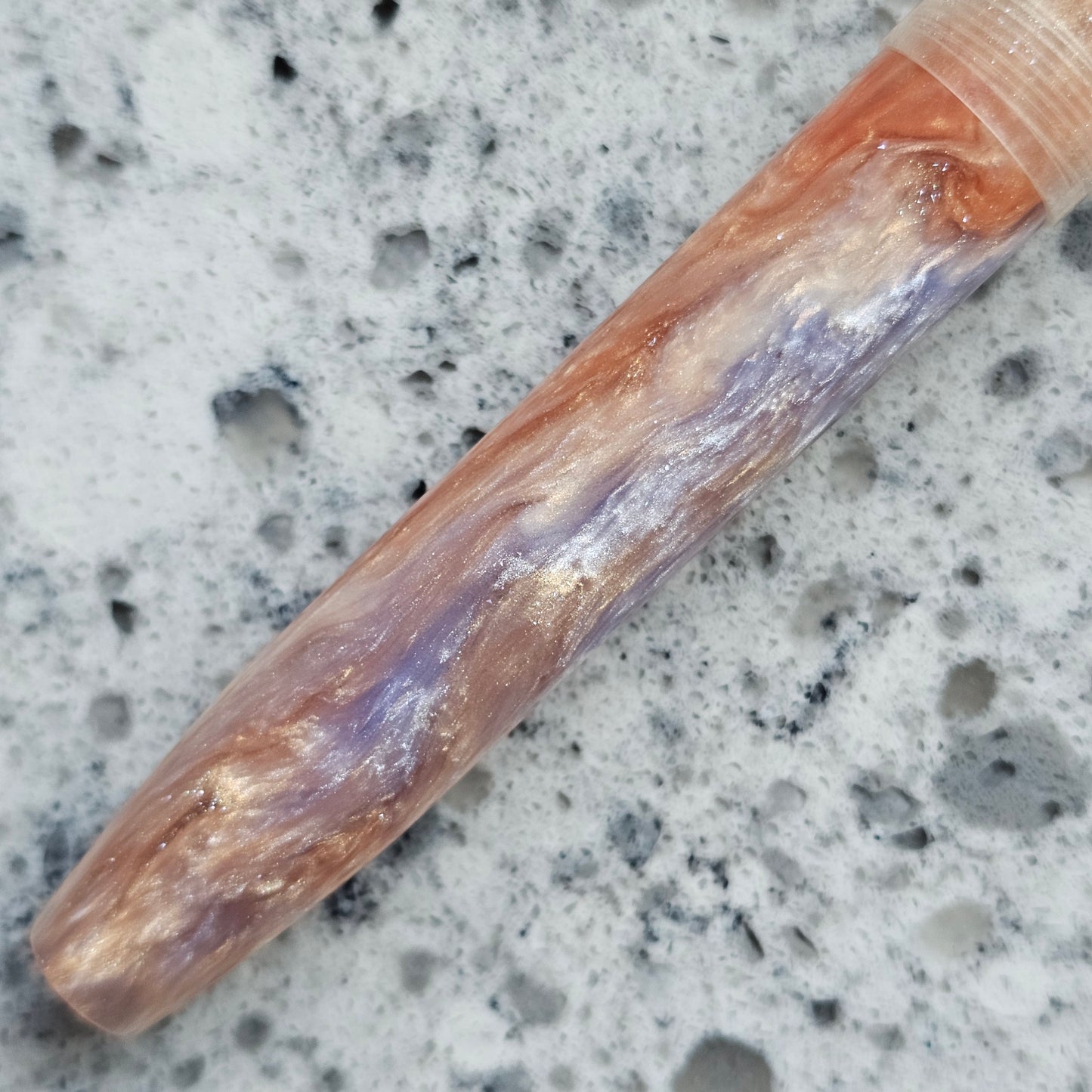 Wisteria Dawn Floral Finial Fountain Pen