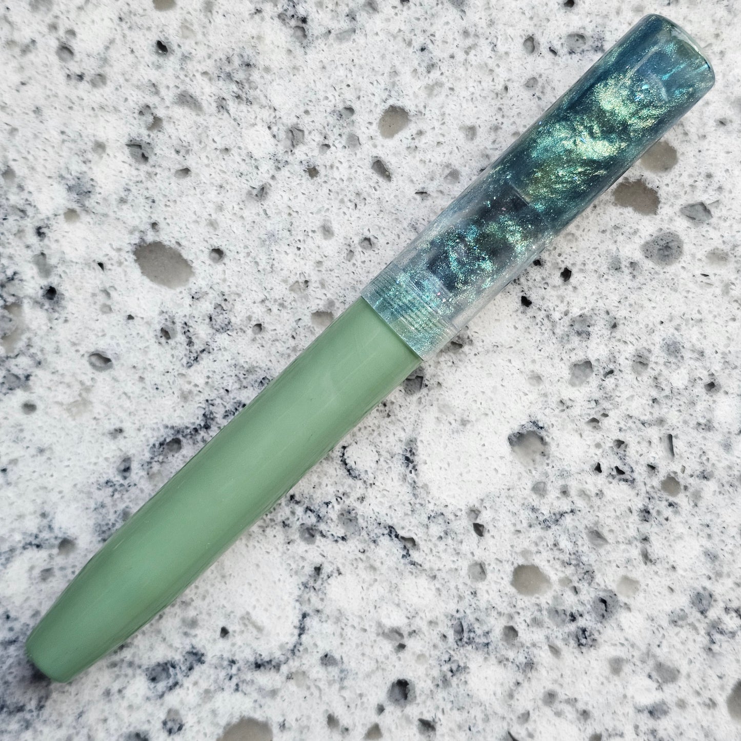 Brooks Rando/Green Floral Finial Fountain