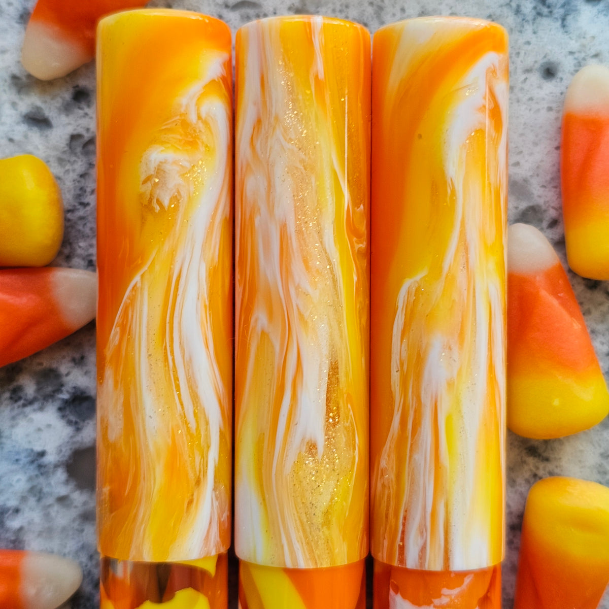 Gilded Candy Corn Fountain Pen