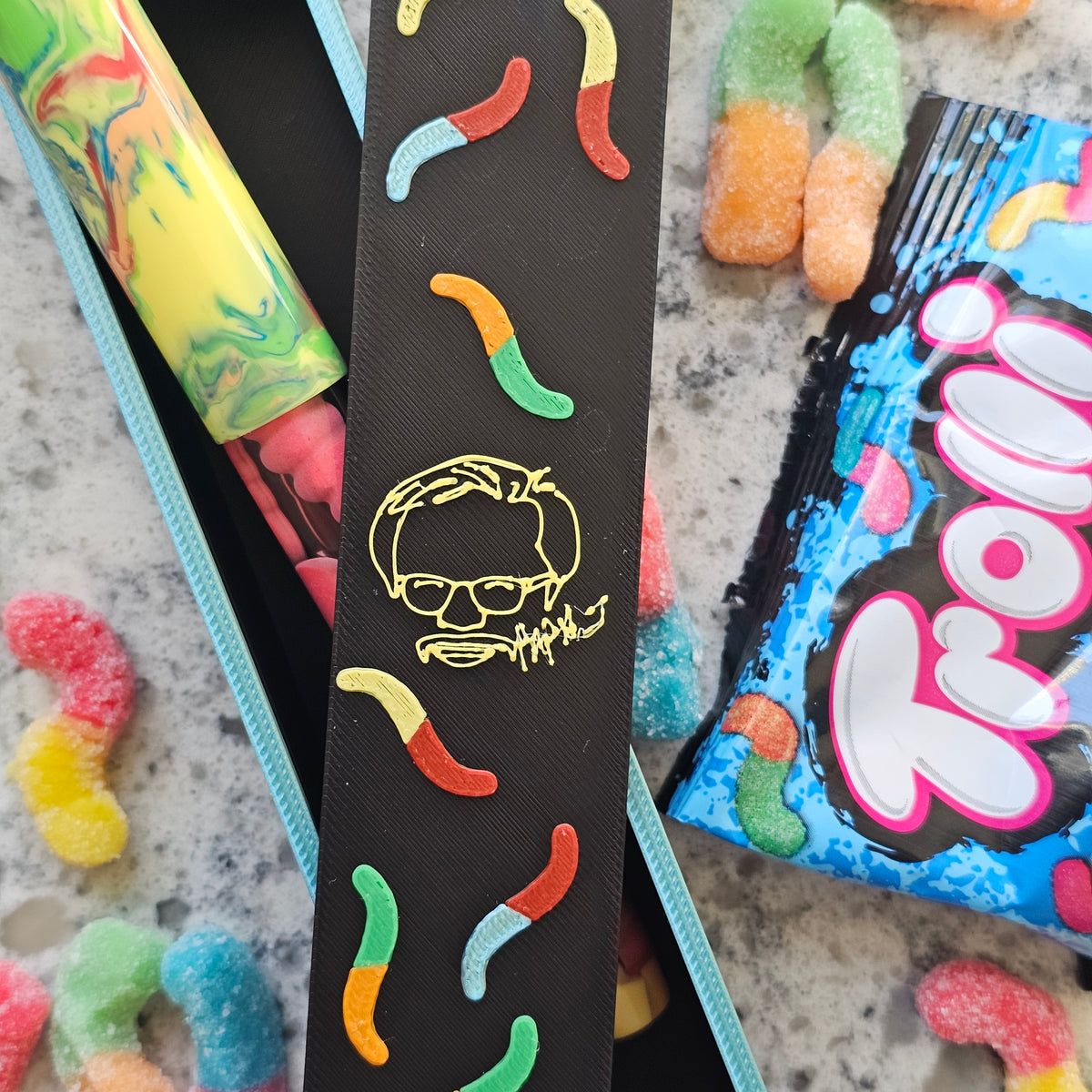 Sour Gummy Worms Fountain Pen
