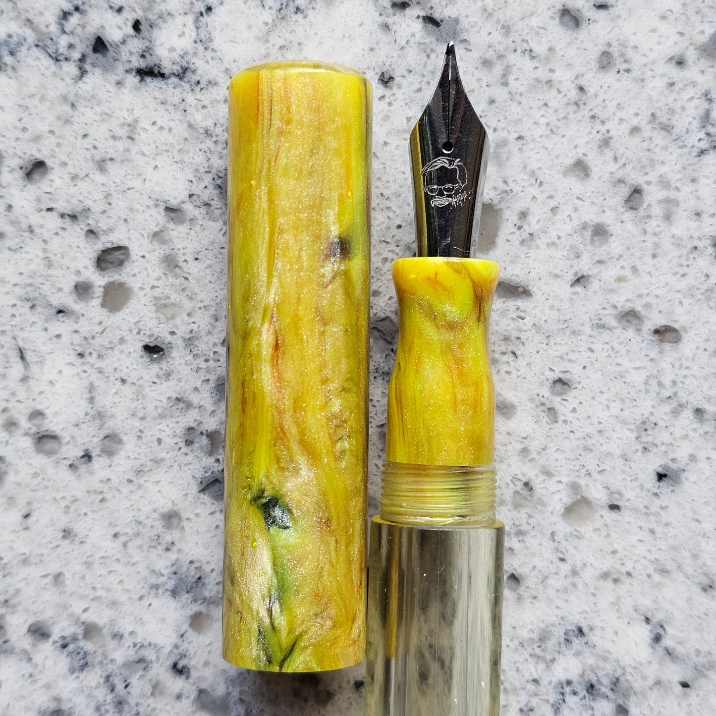 Brooks Rando/Yellow Jelly Floral Finial Fountain