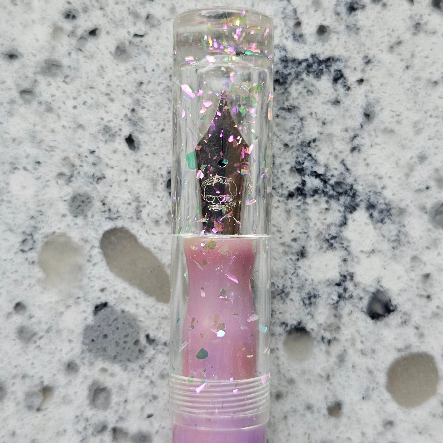 Spring Flowers Floral Finial Fountain Pen