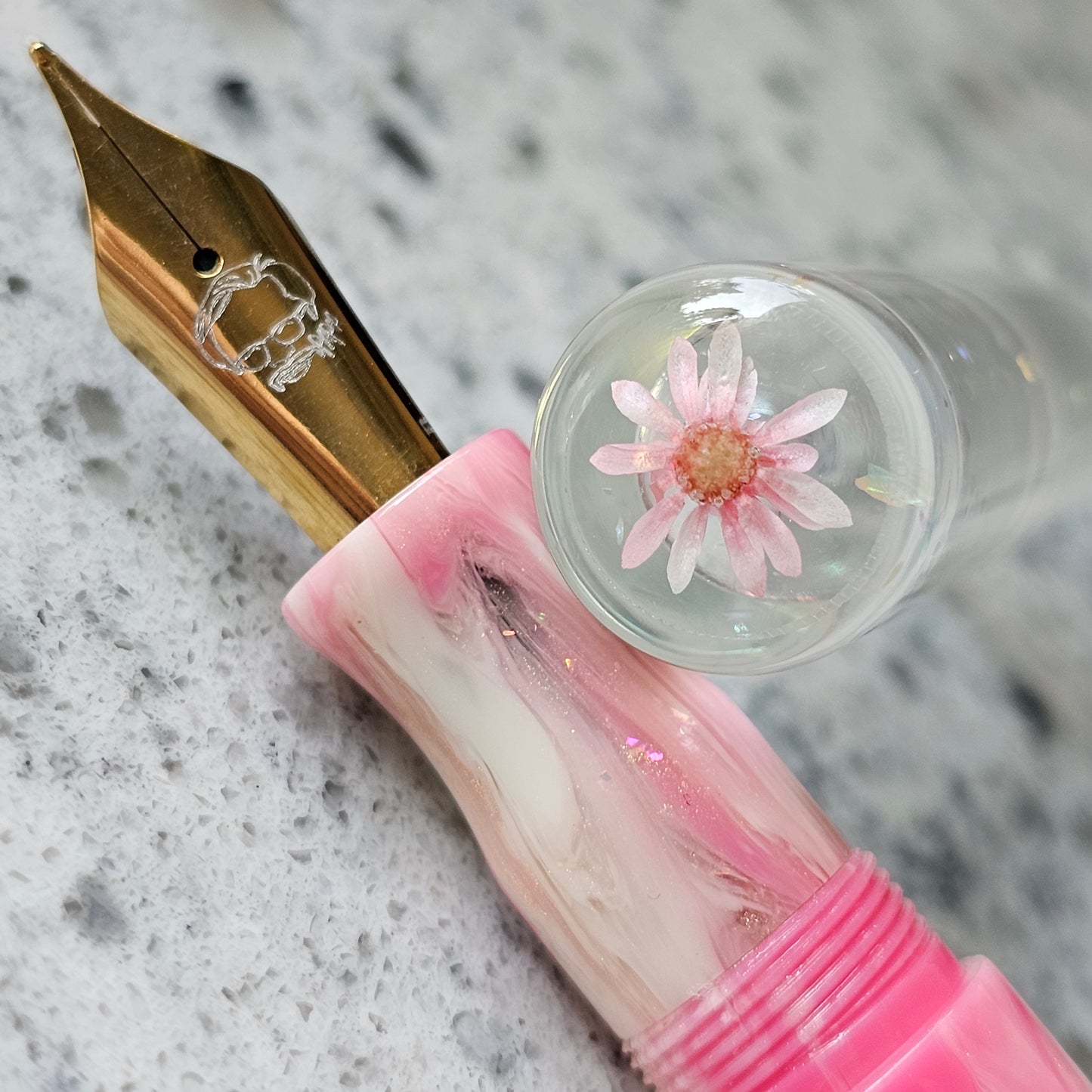 Peachy Pink Pace 2 Floral Finial Fountain