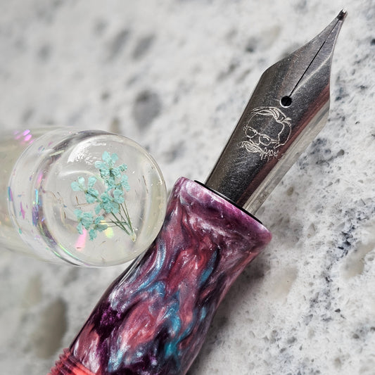 Brooks Saltwater Wine Floral Finial