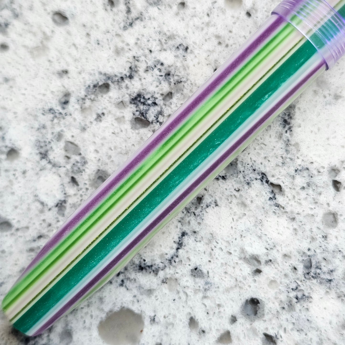 Breakfast at Tiffany's Floral Finial Fountain Pen