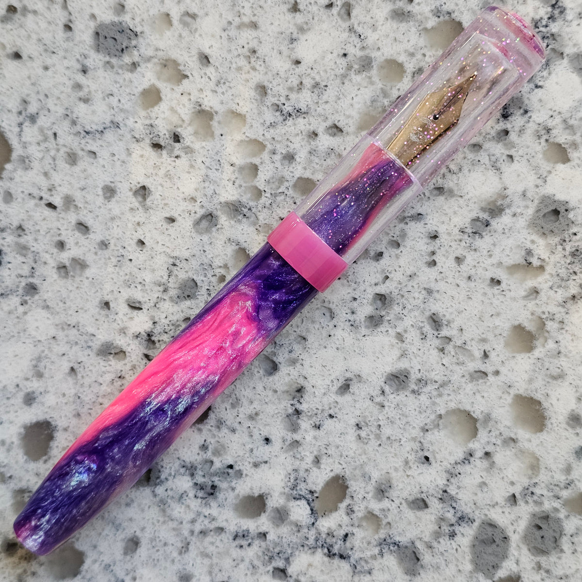 Purple/PANK/Blue 2 Floral Finial Fountain